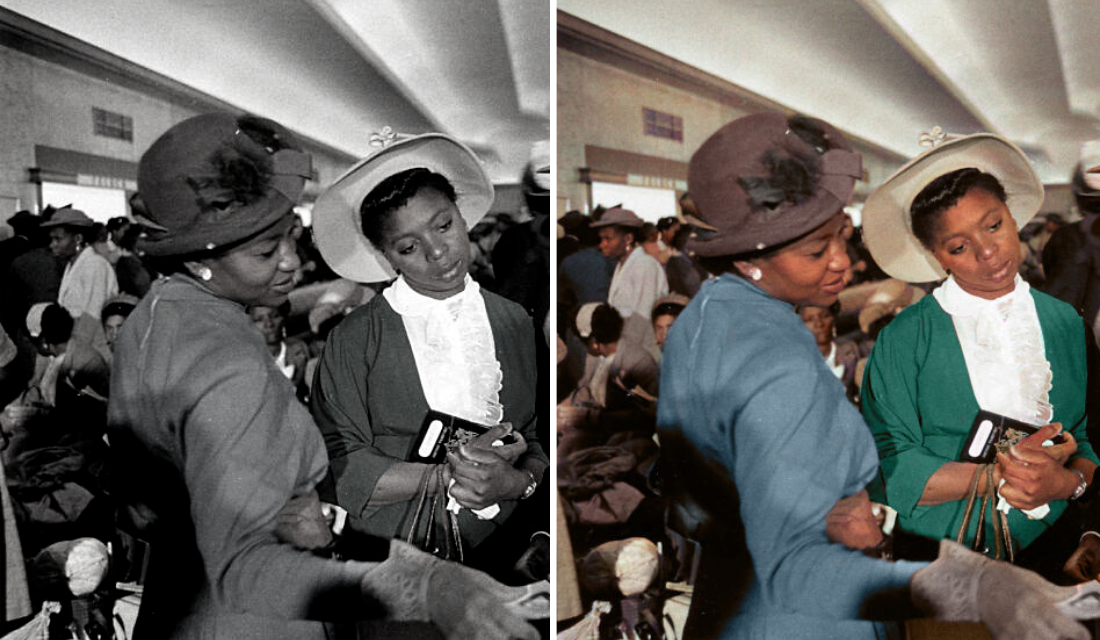 Esse homem colocou cores em fotos antigas, para valorizar histórias de pessoas negras
