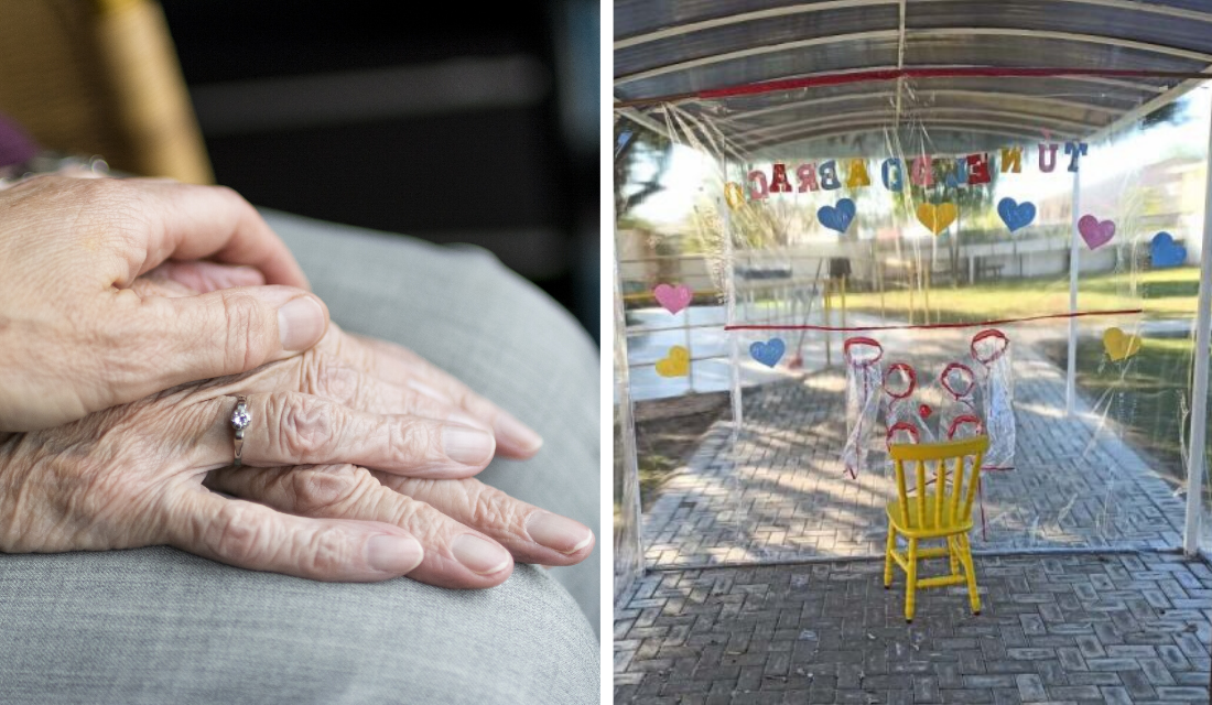 Lar de idosos encontra forma amorosa de deixar isolamento mantendo toda a segurança