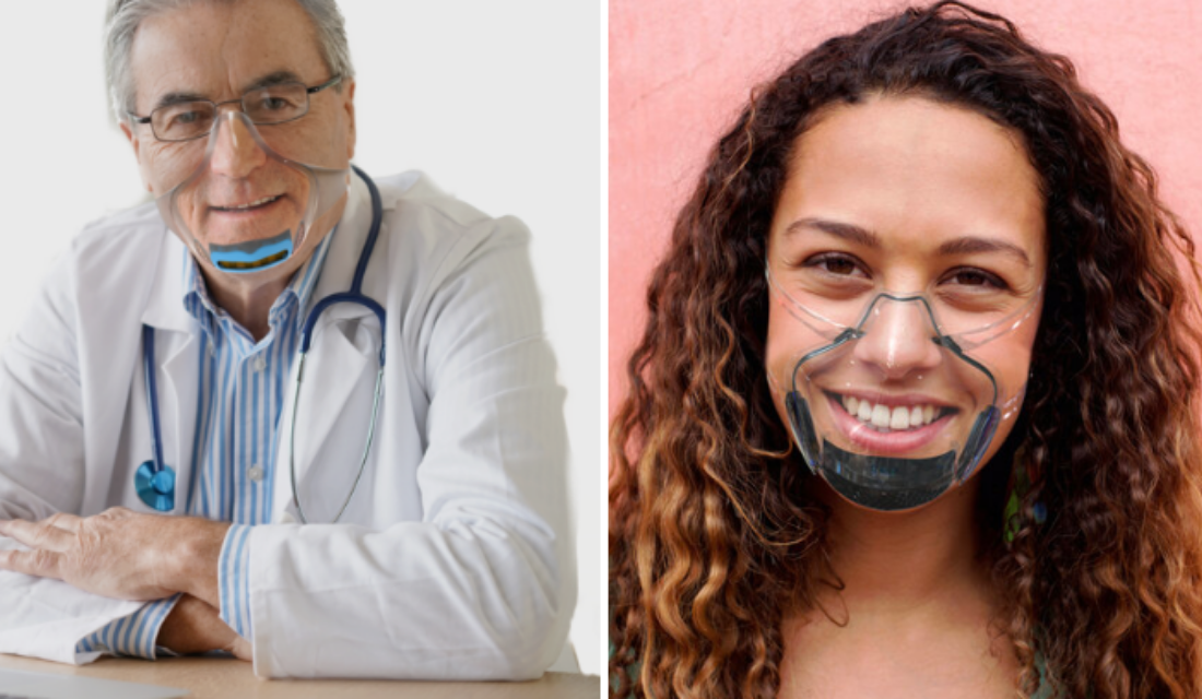 Empresa inova em criação de máscara que mostra o sorriso das pessoas