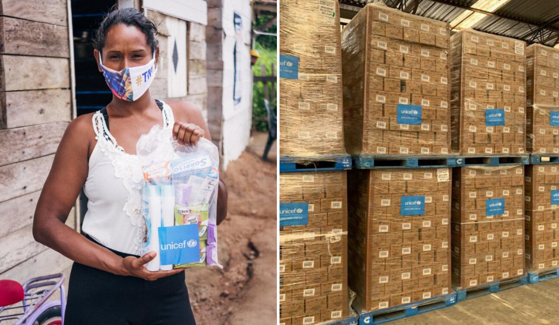 Unicef doa milhares de kits de higienes para refugiados em fronteiras brasileiras