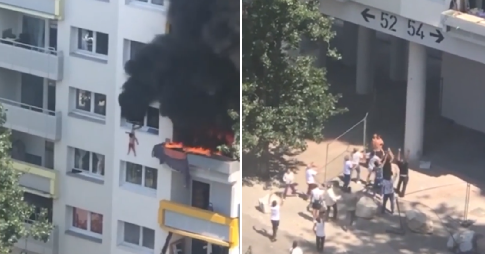 Vizinhos fazem ato heroico para salvar crianças de apartamento em chamas
