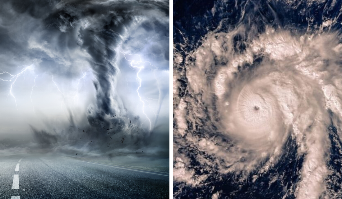 Entenda a diferença entre furacão, ciclone e tornado!