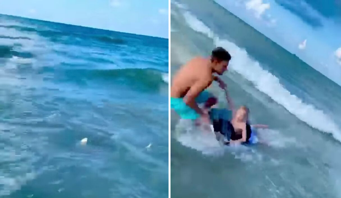 Durante caminhada em folga, policial salva garoto de um ataque de tubarão