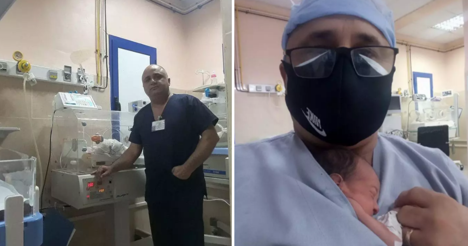 Enfermeiro cubano emociona ao salvar bebê usando o método super carinhoso