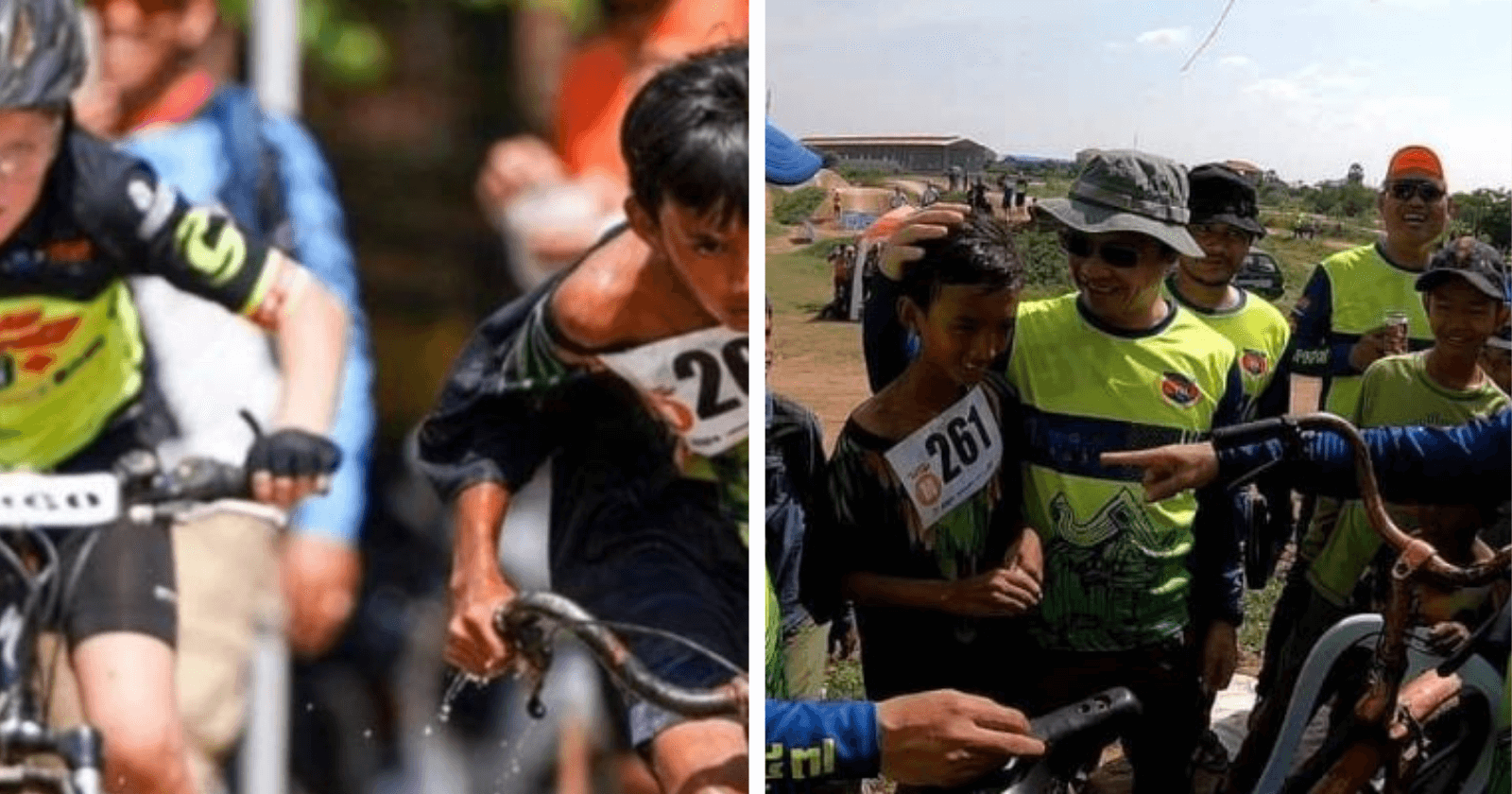 Competição de mountain bike mostra foto de campeão e determinação SUPERA sua humildade do vencedor!