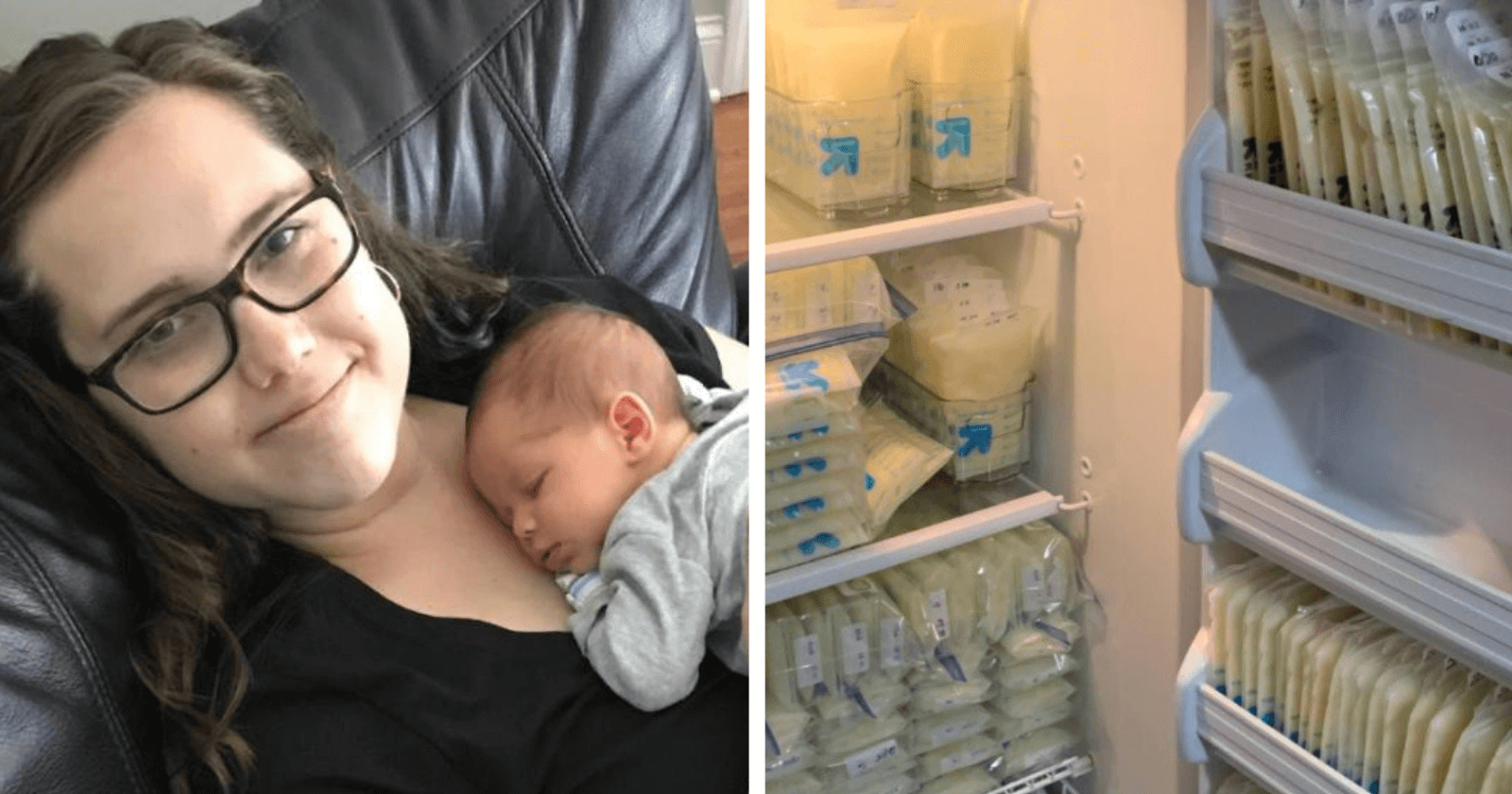Pensando em mães que não conseguem amamentar, mulher doa 234 litros de leite materno