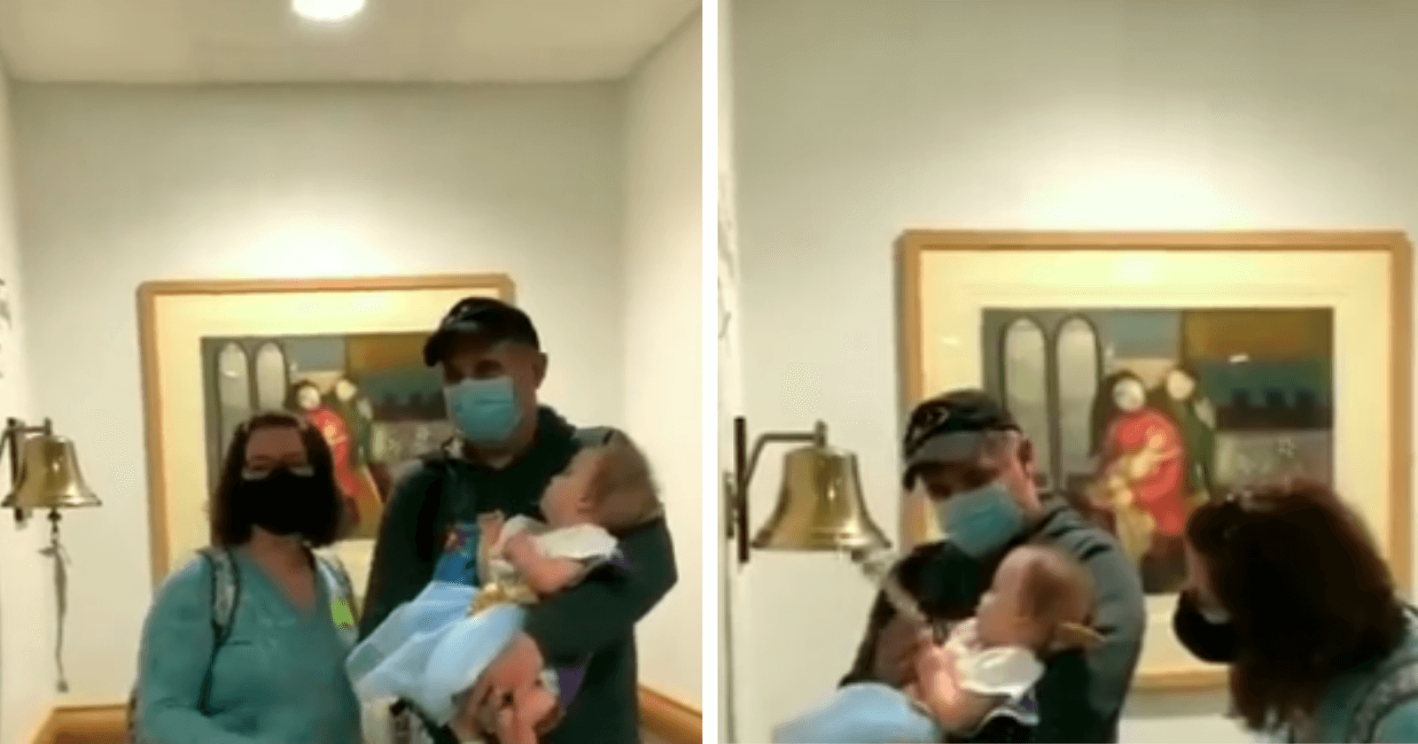 SUPERAÇÃO: Bebê vence o câncer e anuncia vitória tocando o sino do hospital