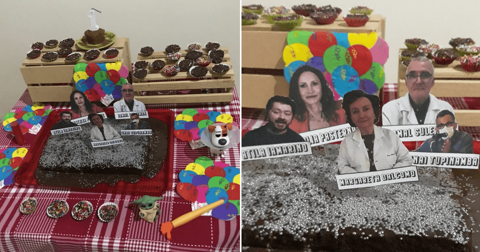 Mãe comemora aniversário de filho e tema do bolo se torna VIRAL