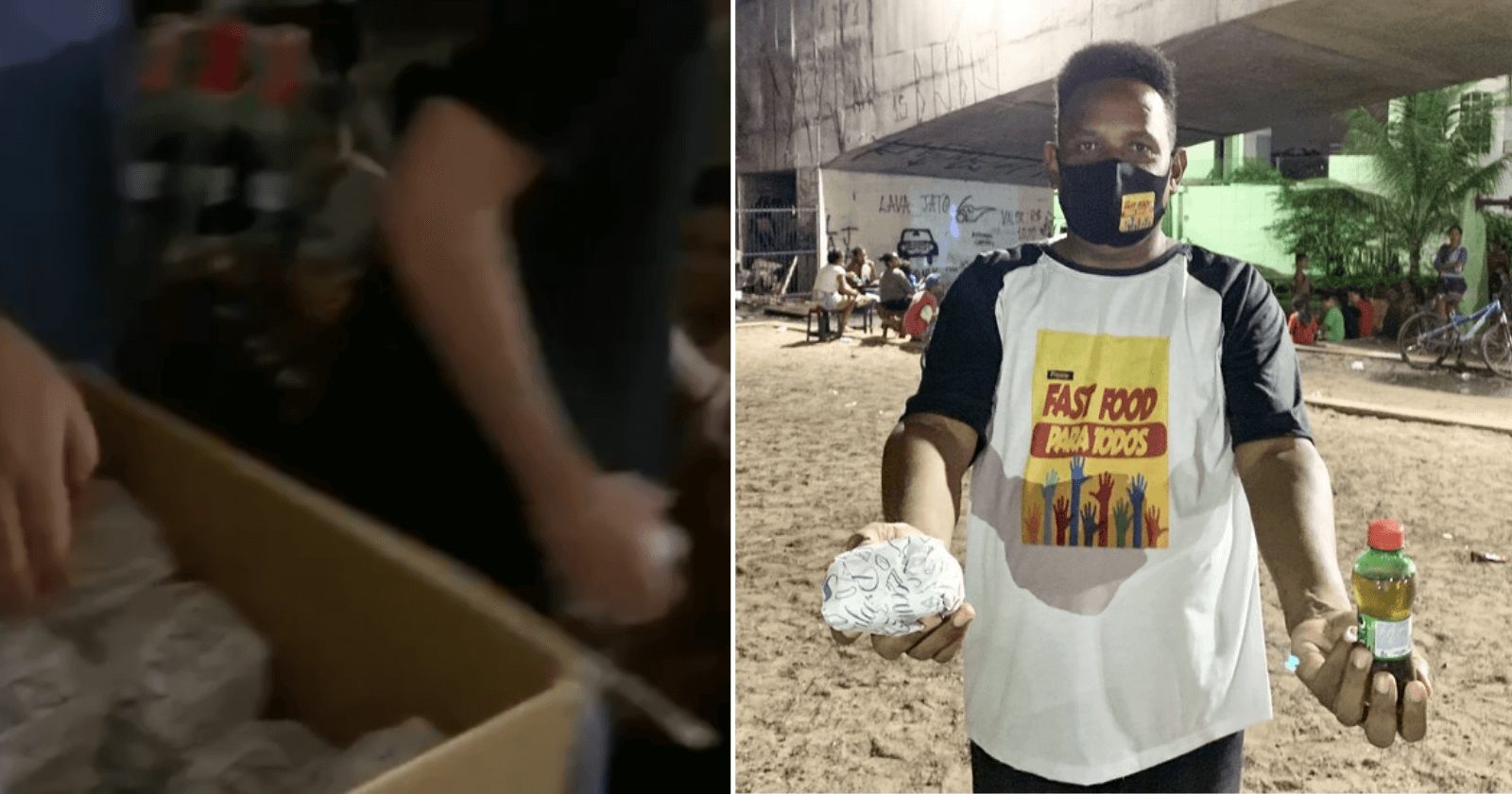 Empresário que foi vendedor ambulante faz ação contra a fome