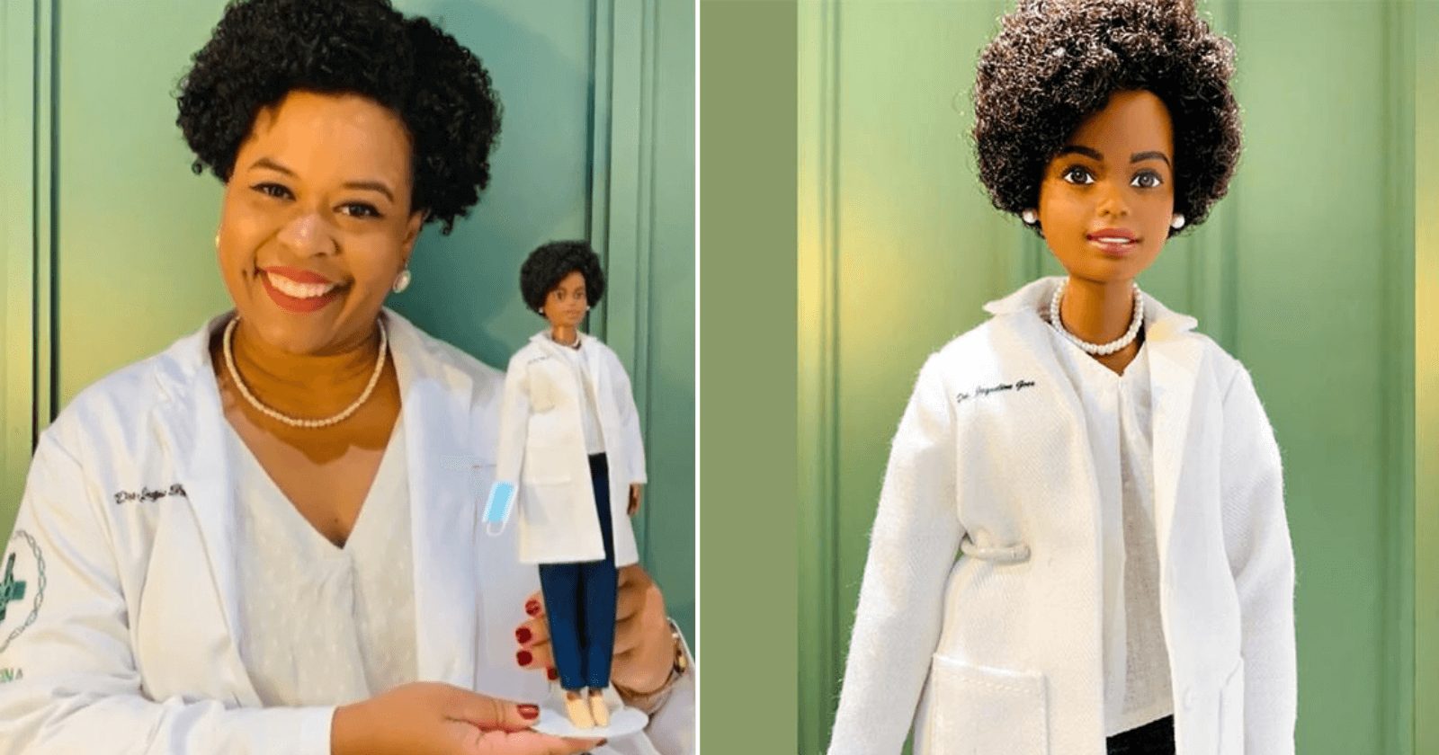 Biomédica brasileira ganha sua versão Barbie como homenagem