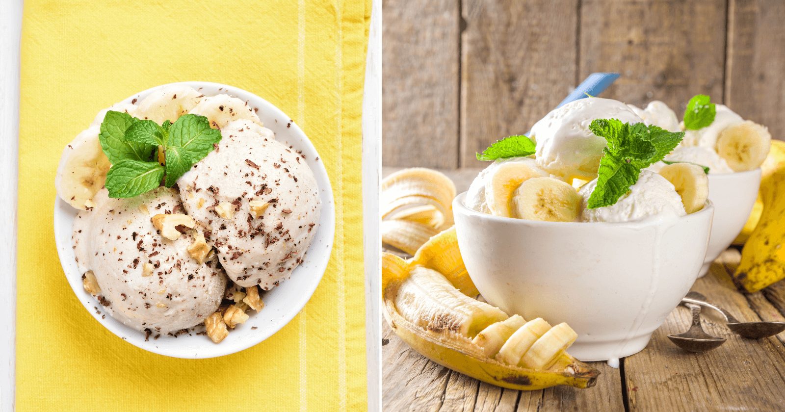 Receita de sorvete de banana congelada ideal para incluir na DIETA