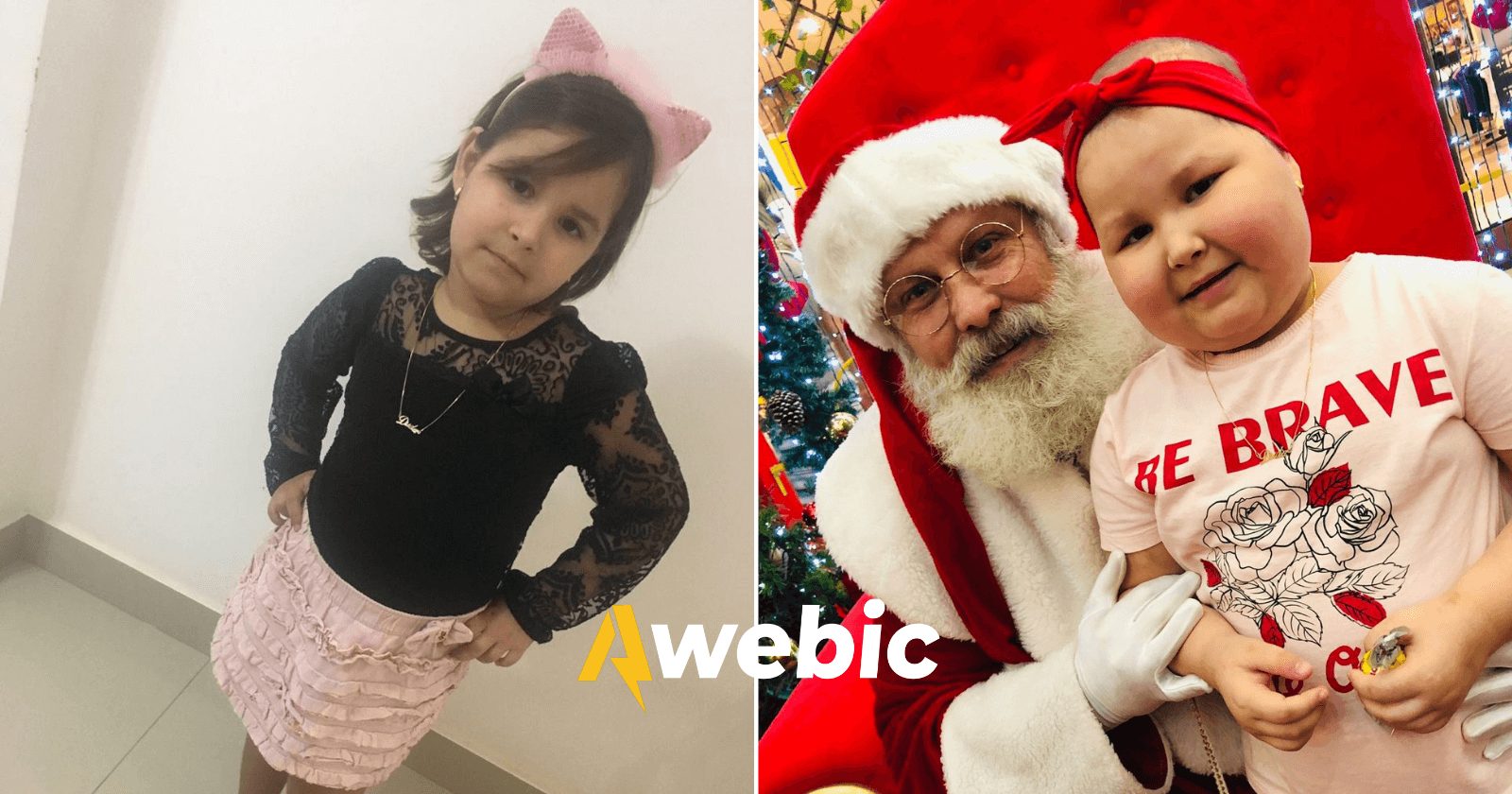 Menina conta a Papai Noel que conseguiu doador de medula
