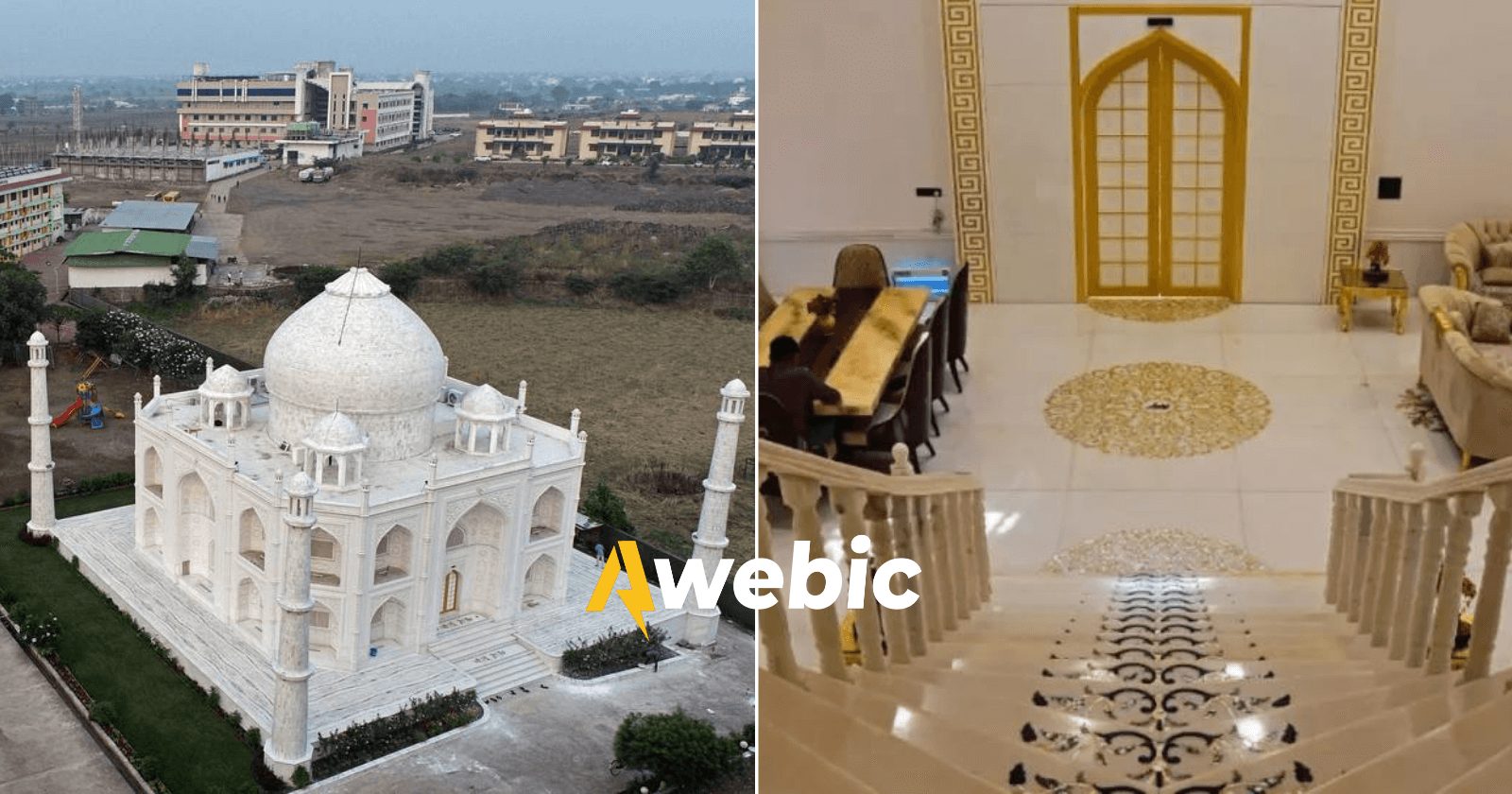 Empresário constrói um 'Taj Mahal' como prova de amor para esposa