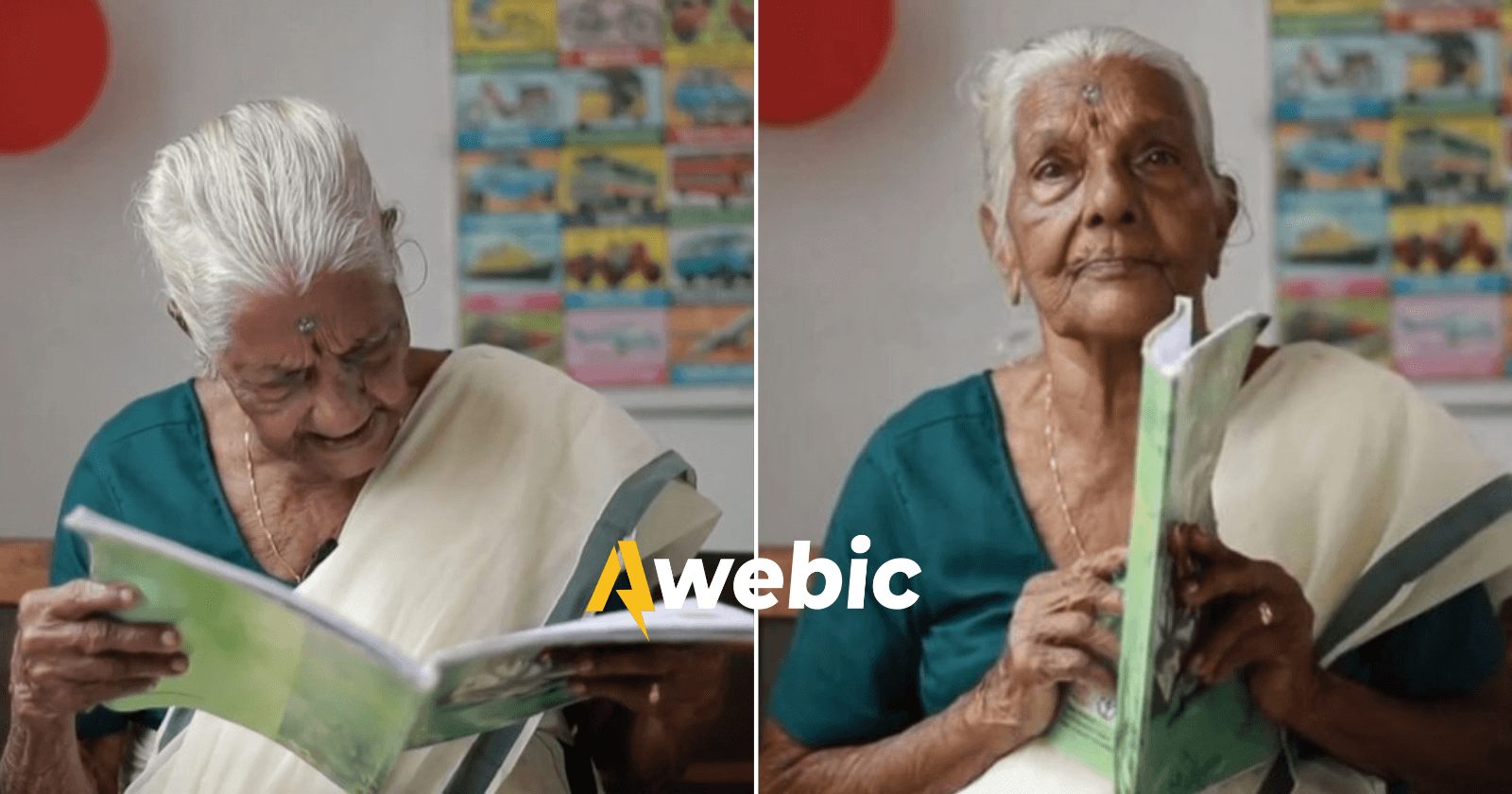 Idosa de 104 anos inspira ao decidir ir à escola e aprender a ler