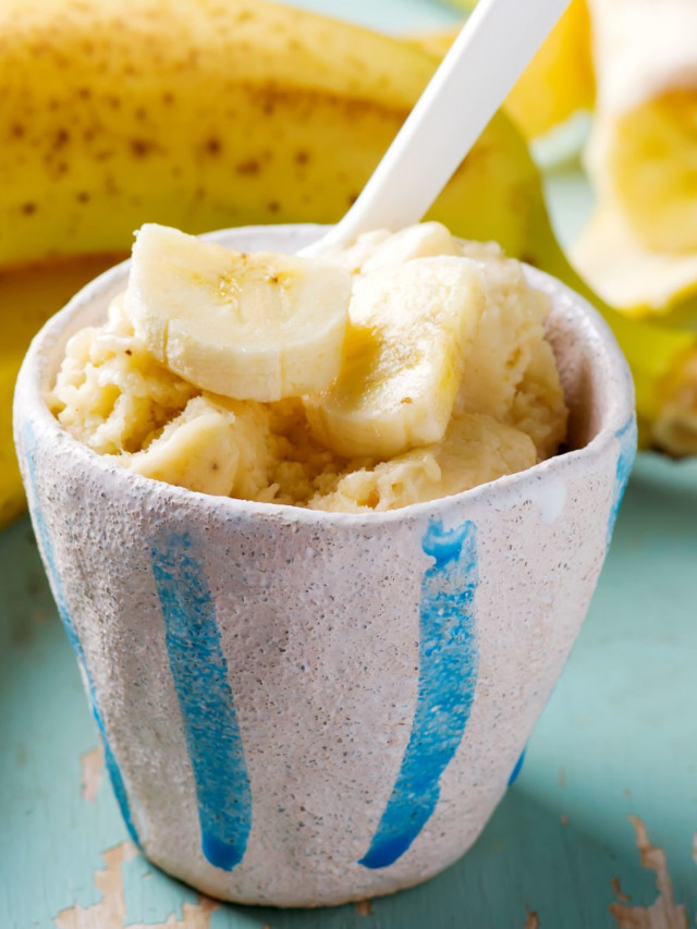 Receita de sorvete de banana congelada: ideal para incluir na DIETA