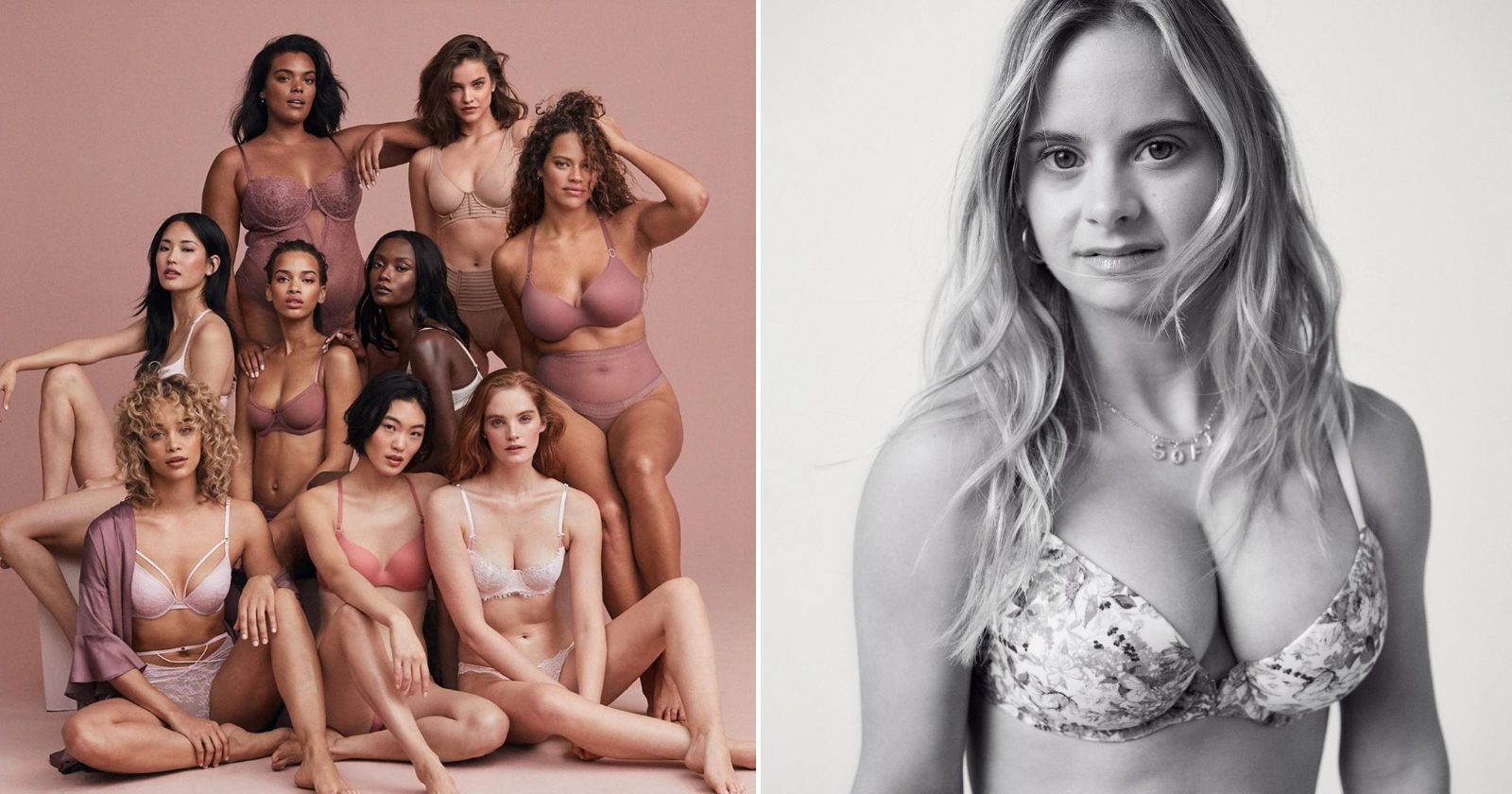 INCLUSÃO: Primeira modelo com síndrome de Down marca presença em campanha da Victoria’s Secret