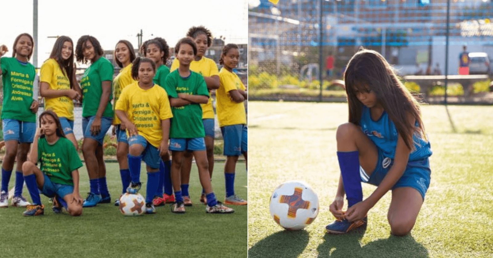 Jovem transforma comunidade com projeto de futebol para mulheres