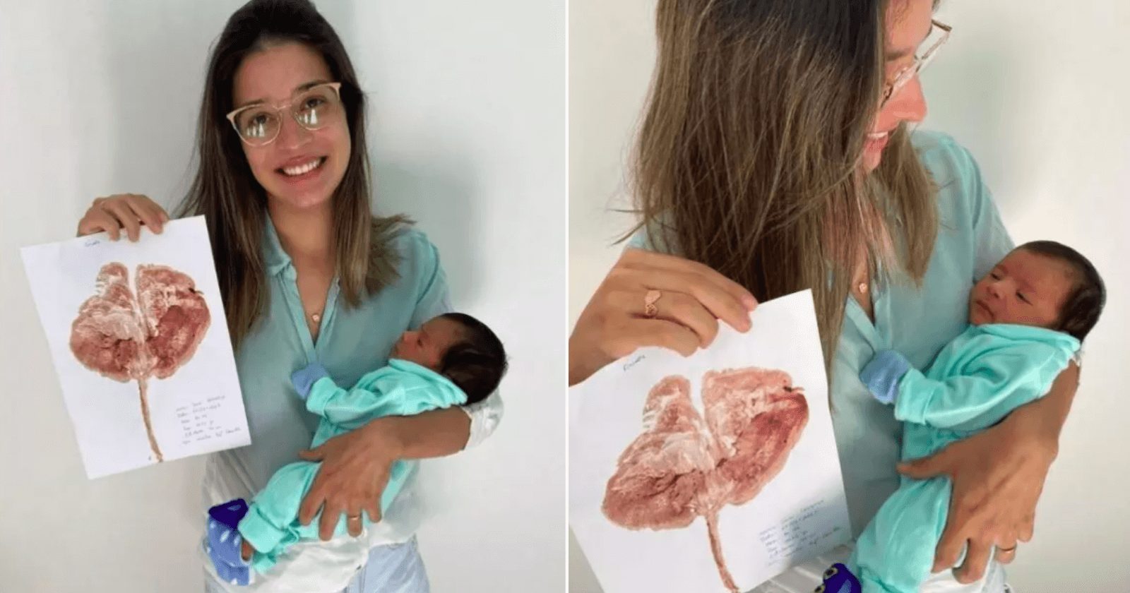 Enfermeira monta surpresinhas para mamães criando 'árvore da vida' depois do parto