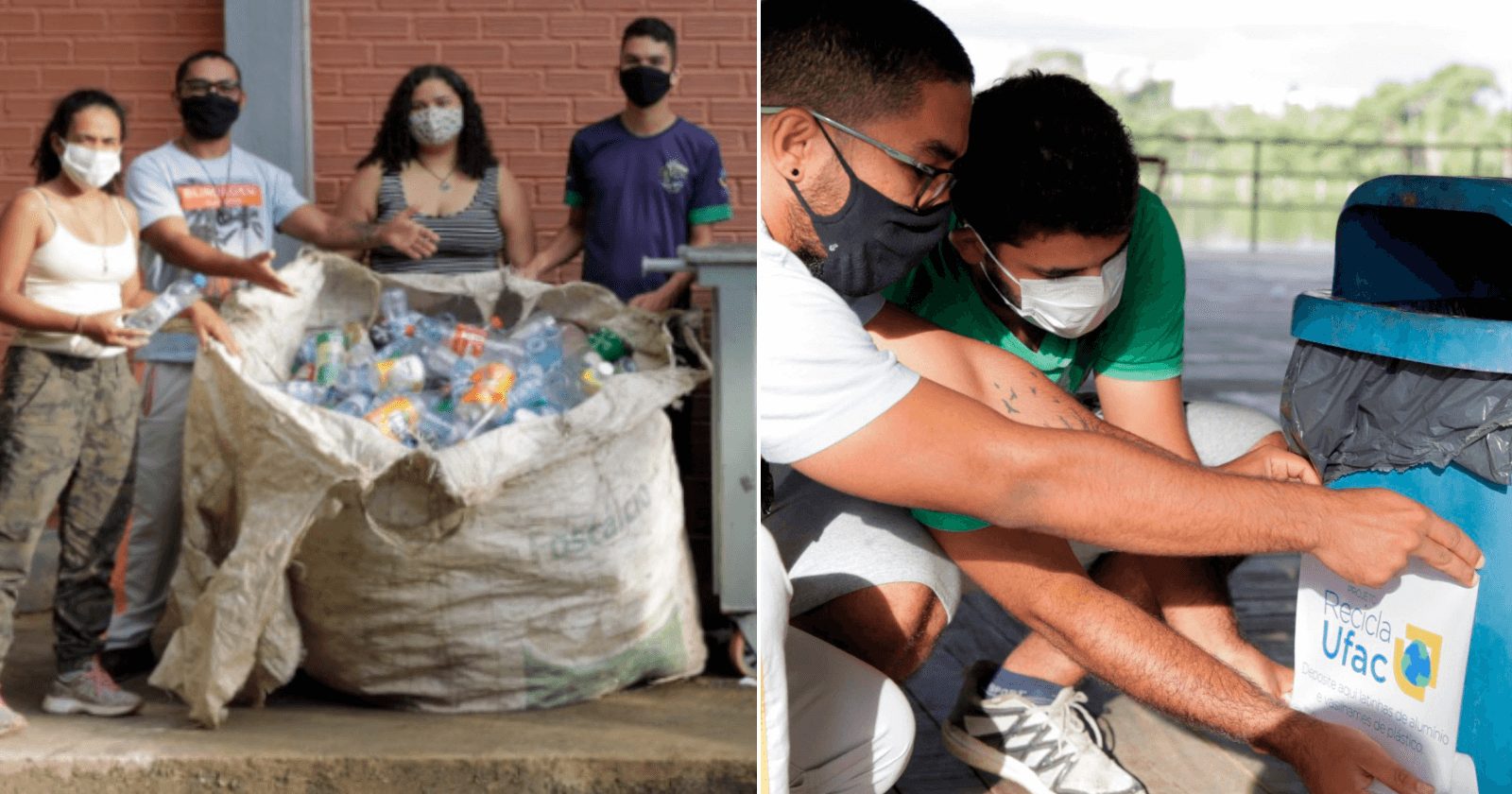 Em um mês, projeto consegue recolher quase 150 quilos de garrafas recicladas