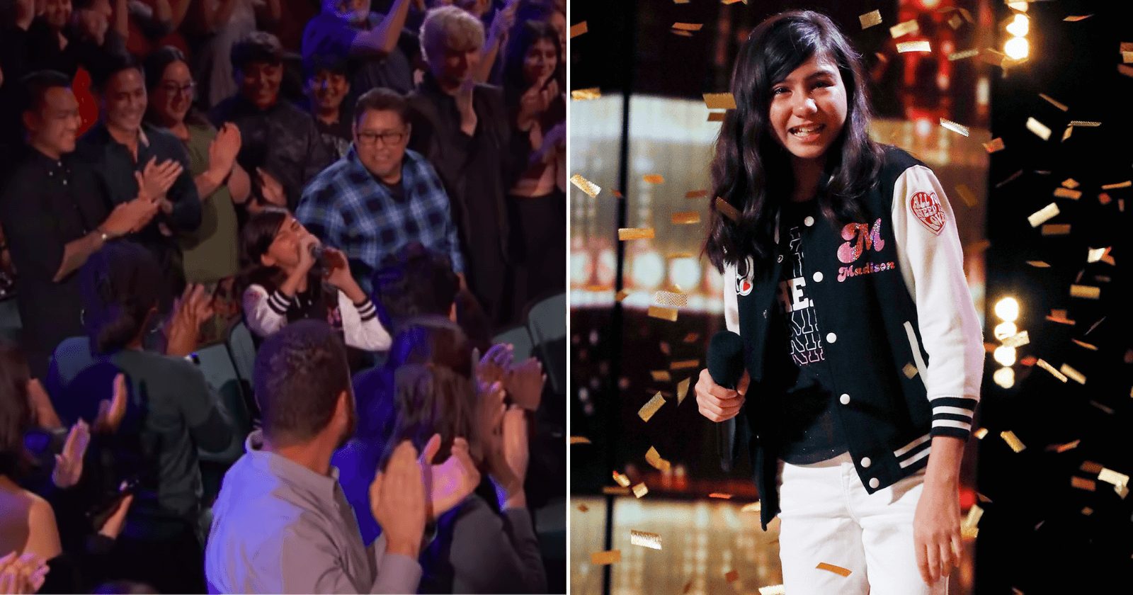 Garota da plateia arrepia jurados ao cantar durante intervalo de America's Got Talent