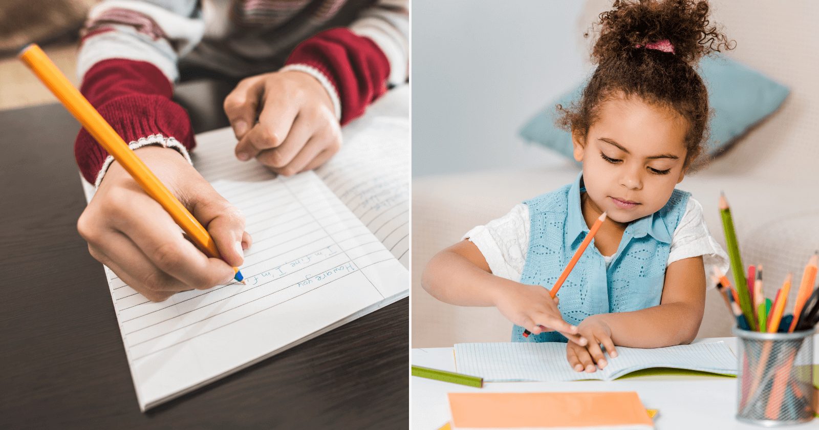 Colocar crianças para escrever à mão podem torná-las adultos mais... Explicamos tudo