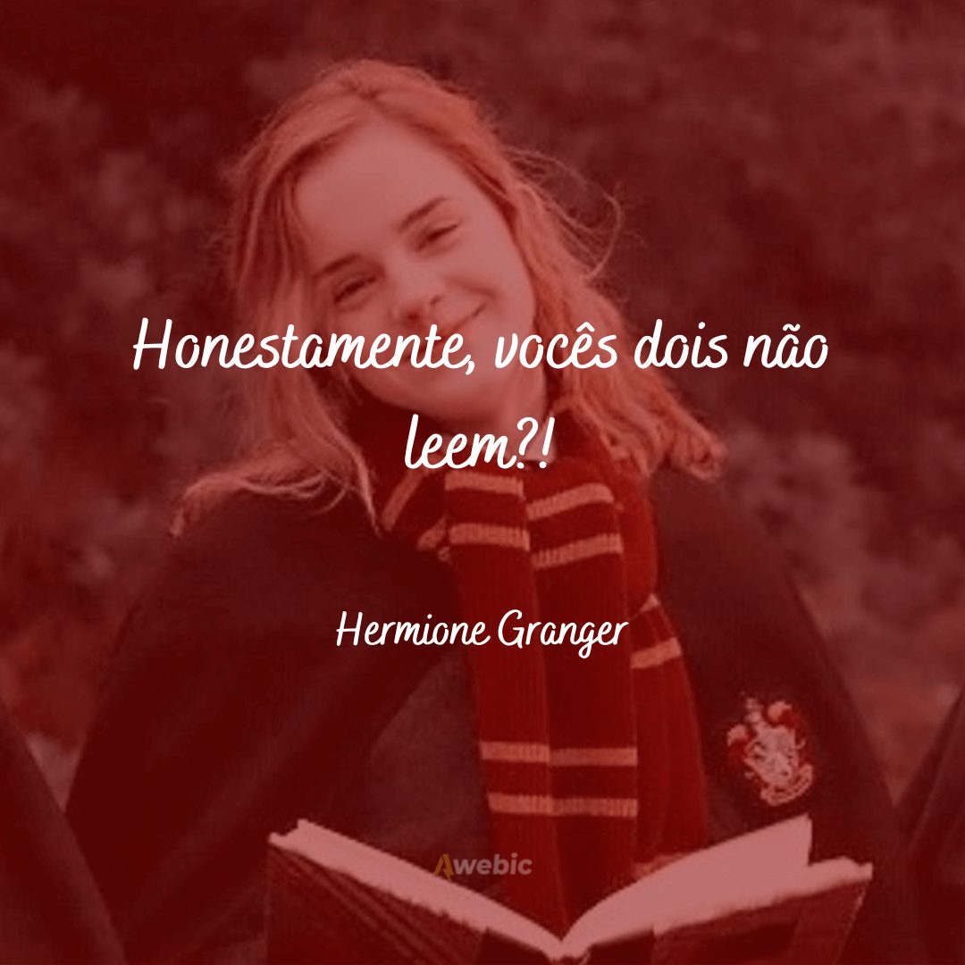 As frases mais épicas da Hermione Granger para te deixar com muita saudade  dos filmes