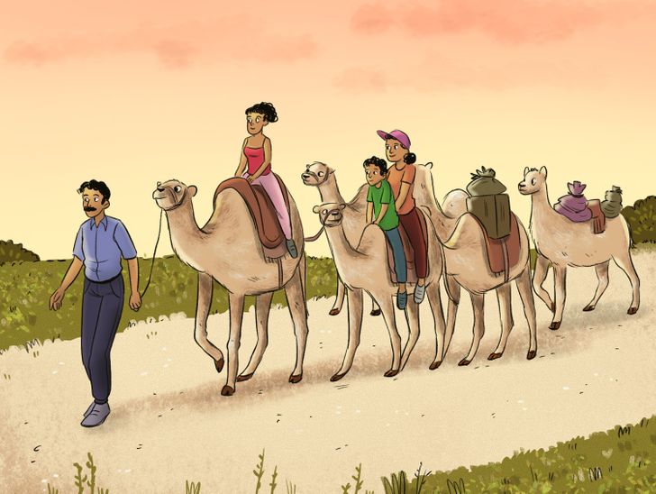 Desafio: Só os GÊNIOS encontram o animal estranho em meio aos camelos