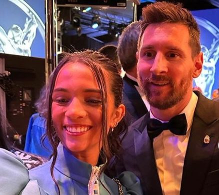 Rayssa Leal e Messi se encontram no Oscar do esporte, se liga nos registros (Imagens: Instagram)